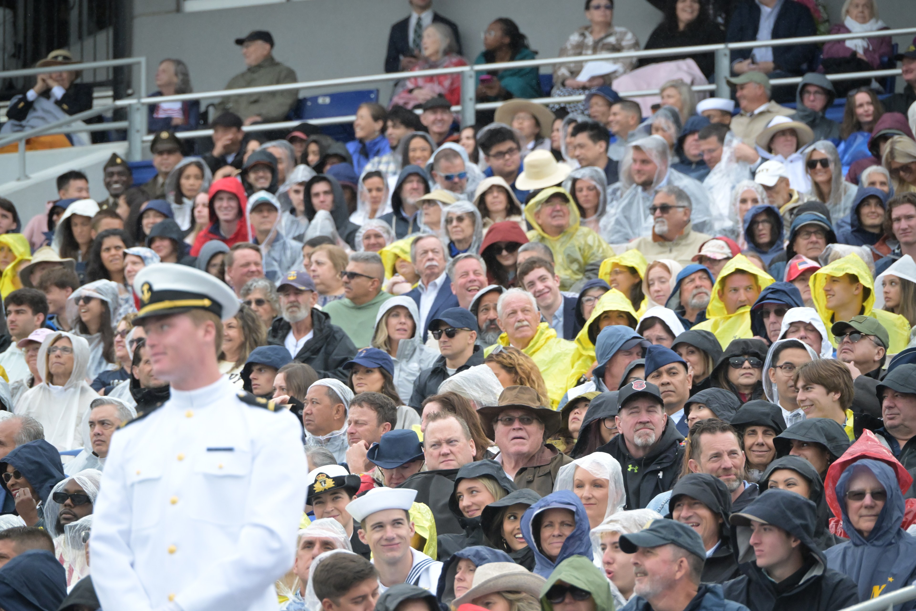 Attendees at a US Naval Academy event